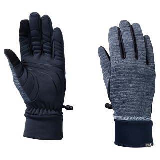 Jack Wolfskin Handschuhe Active Tongari Glove - elastisch, viel Bewegungsfreiheit - nachtblau